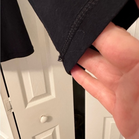 LOFT Black Long Sleeve Beaded Top - Picture 13 of 13